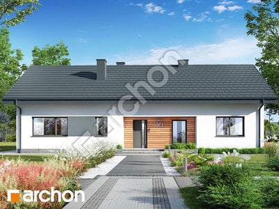 Проект дома ARCHON+ Дом в ромашках 3 (А) 