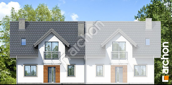 Передний фасад Дом в рубинах 2 (Б)