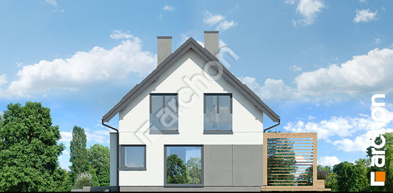 Бочний фасад Будинок в хлорофітумі 10