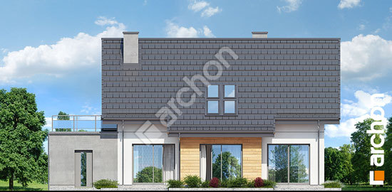 Дворовий фасад Будинок в хостах