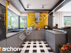 Проект дома ARCHON+ Дом в хостах визуализация кухни 1 вид 1