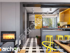 Проект дома ARCHON+ Дом в хостах визуализация кухни 1 вид 2