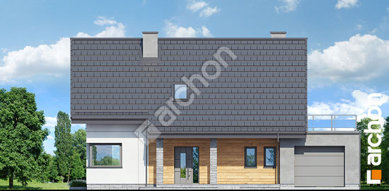 Передний фасад Дом в хостах