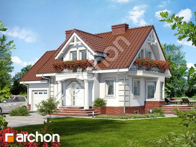 Проект дома ARCHON+ Дом под горной сосной (П) вер.2 