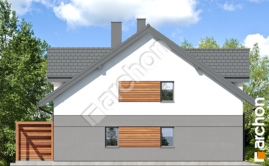 Бочний фасад Будинок в рівіях 5 (ГР2) вер.2