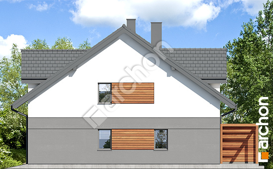 Боковой фасад Дом в ривиях 5 (ГР2) вер.2