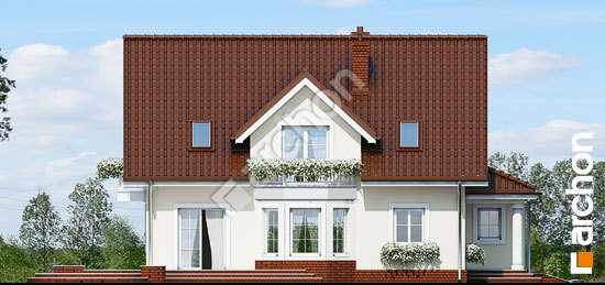 Боковой фасад Дом в очанке (Г2) вер.2