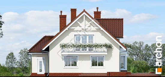 Дворовой фасад Дом в очанке (Г2) вер.2