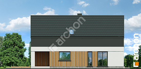 Боковой фасад Дом в асаринах 2 (Е) ВИЭ