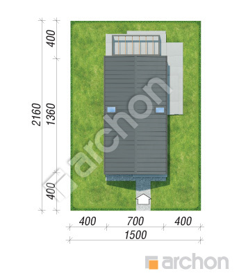 Проект дома ARCHON+ Дом в геликониях 3 (Е) ВИЭ Ситуація