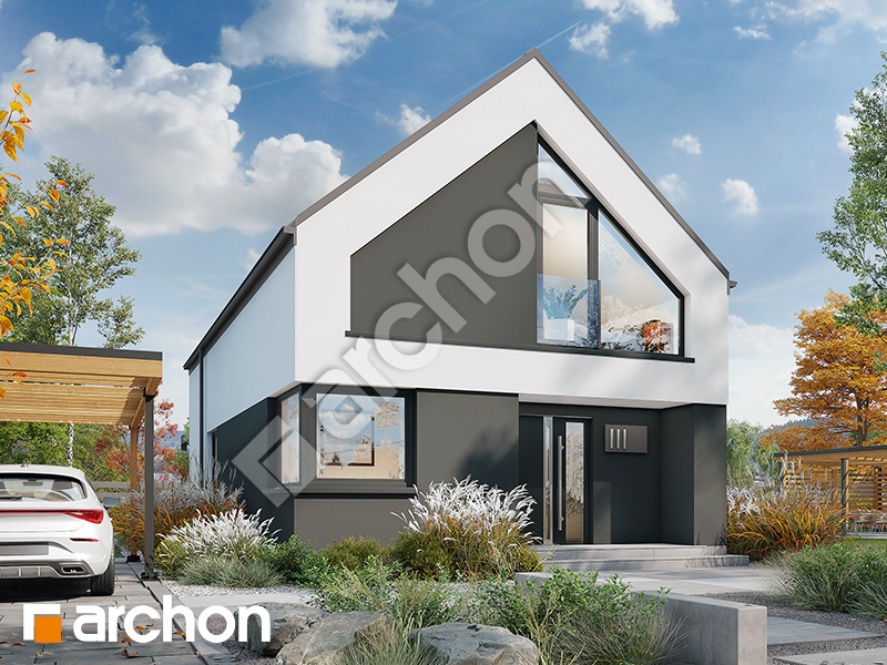 Проект дома ARCHON+ Дом в геликониях 3 (Е) ВИЭ Вид 1