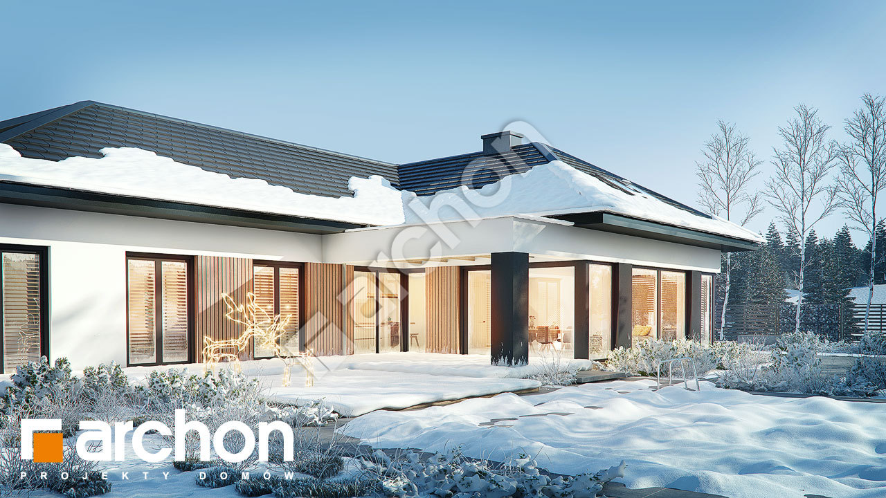 Проект будинку ARCHON+ Будинок в галантусах (Г2) додаткова візуалізація