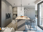 Проект дома ARCHON+ Дом в галантусах (Г2) визуализация кухни 1 вид 2