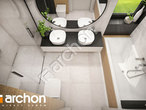 Проект будинку ARCHON+ Будинок в галантусах (Г2) візуалізація ванни (візуалізація 3 від 4)