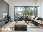 Проект дома ARCHON+ Дом в галантусах (Г2) дневная зона (визуализация 1 вид 3)