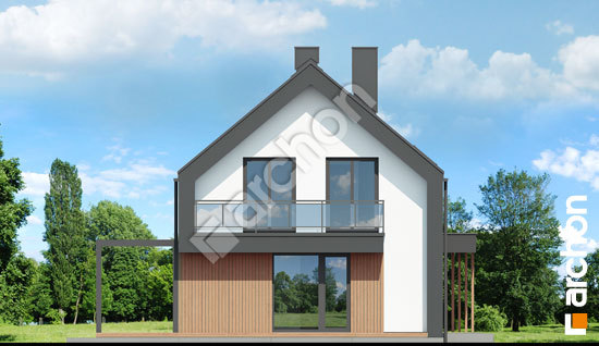 Бочний фасад Будинок в кронселах 2