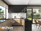 Проект будинку ARCHON+ Будинок в кронселах 2 візуалізація кухні 1 від 2