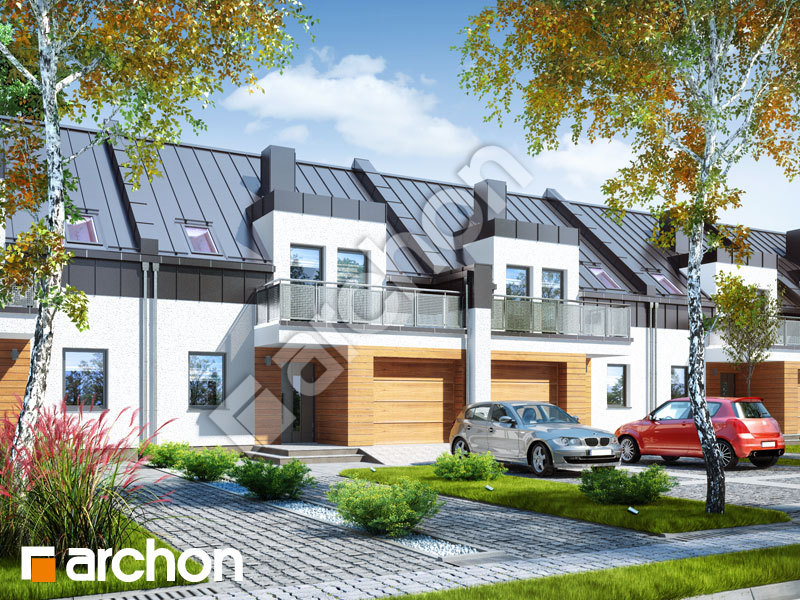 Проект дома ARCHON+ Дом под агавами 2 (С) візуалізація усіх сегментів