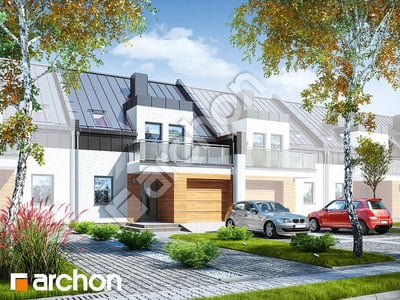 Проєкт будинку ARCHON+ Будинок під агавами 2 (С) вер. 2 