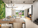 Проект будинку ARCHON+ Будинок під агавами 2 (С) вер. 2 денна зона (візуалізація 1 від 1)