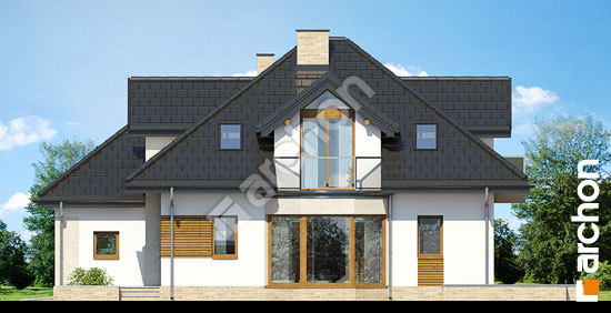 Боковой фасад Дом в целтисах (Н) вер. 2