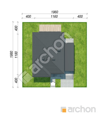 Проект дома ARCHON+ Вилла Юлия 16 (Г) Ситуація