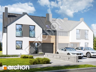 Проект дома ARCHON+ Дом в гунерах 2 (Б) вер.2 