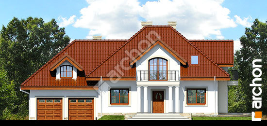 Передній фасад Будинок у вербені 6 (Г2) вер. 2