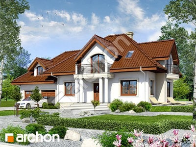 Проект дома ARCHON+ Дом в вербене 6 (Г2) вер. 2	 