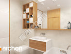 Проект дома ARCHON+ Дом в фиалках (Р2СА) визуализация ванной (визуализация 3 вид 3)