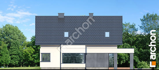 Боковой фасад Дом в рабатках (Г2)