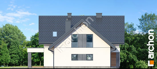 Боковой фасад Дом в рабатках (Г2)