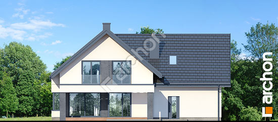 Дворовой фасад Дом в рабатках (Г2)