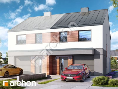 Проект дома ARCHON+ Дом в ривиях (ГБ) 