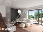 Проект будинку ARCHON+ Будинок в клематисах 21 (С) денна зона (візуалізація 1 від 4)