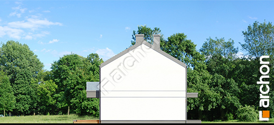 Боковой фасад Дом в халезиях 2 (Р2Б) вер.2