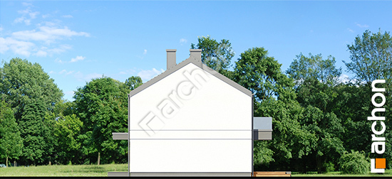 Боковой фасад Дом в халезиях 2 (Р2Б) вер.2