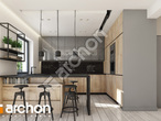 Проект дома ARCHON+ Дом в халезиях 2 (Р2Б) вер.2 визуализация кухни 1 вид 1