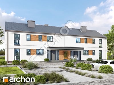 Проєкт будинку ARCHON+ Будинок в халезіях 2 (Р2Б) вер.2 