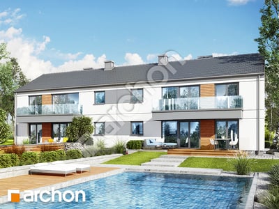 Проєкт будинку ARCHON+ Будинок в халезіях 2 (Р2Б) вер.2 Вид 2