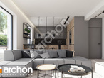 Проект дома ARCHON+ Дом в халезиях 2 (Р2Б) вер.2 дневная зона (визуализация 1 вид 2)