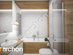 Проект будинку ARCHON+ Будинок в сантолінах візуалізація ванни (візуалізація 3 від 1)
