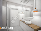 Проект будинку ARCHON+ Будинок в сантолінах візуалізація ванни (візуалізація 3 від 3)
