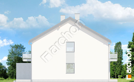 Бочний фасад Будинок в фіалках (Р2Б) вер.3