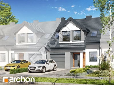 Проект дома ARCHON+ Дом в клематисах 7 (СА) 