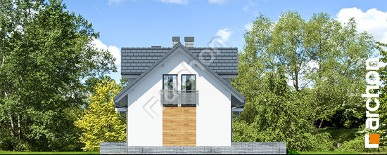 Бочний фасад Будинок в перлівці (Р2Н)