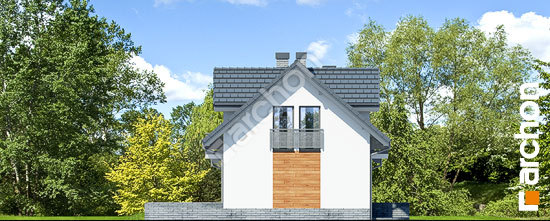 Боковой фасад Дом в перловнике (Р2Н)