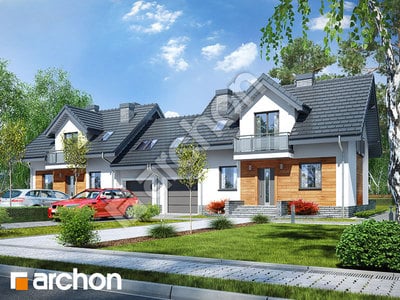 Проєкт будинку ARCHON+ Будинок в перлівці (Р2Н) 