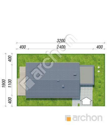 Проєкт будинку ARCHON+ Будинок в андромедах 3 (Г2) Ситуація