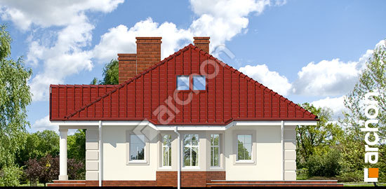 Бочний фасад Будинок під червоною горобиною (ПД) вер.2